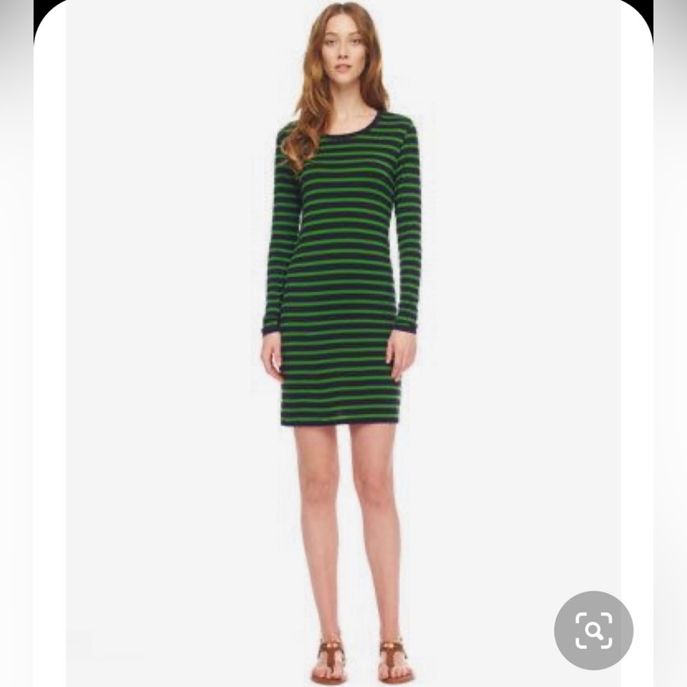 Michael Kors Long Sleeve Dress- Navy & Green size XXS